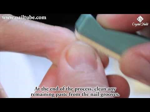Japanese Manicure Using Crystal Nails Nail Products
