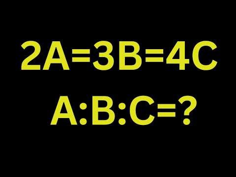 Ratio and Proportion | Equating Three Variables Explained