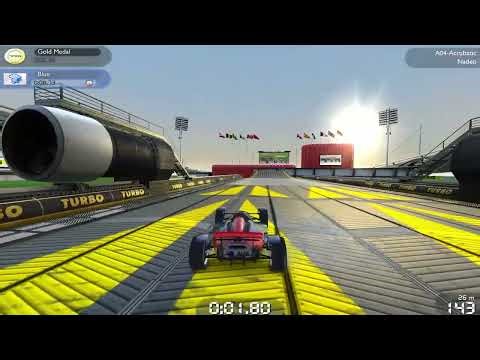 Trackmania Nations Forever - White Area Events 3, 4 & 5 Gameplay