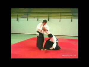 Morihiro Saito demonstrates techniques from O-Sensei's 1938 "Budo" technical manual