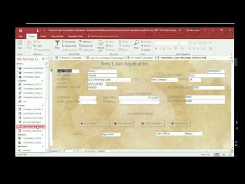 Access database connceted with oracle