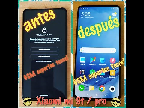 Eliminar Cuenta MI Xiaomi Mi 9T / PRO (XIAOMI MI ACCOUNT )