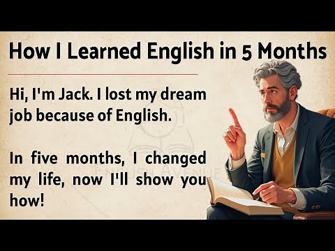 How I Learned English in 5 Months || My Powerful Story 🔥 || Graded Reader || Improve Your English ✅