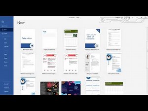 Microsoft Word 2019 tutorial 2: Creating, Opening and saving the document