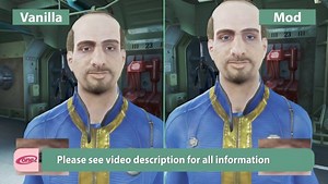Fallout 4 - Сравнение The Eyes Of Beauty Mod vs. Vanilla Comparison