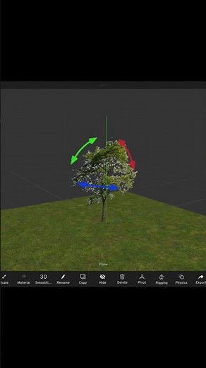 How to Make Realistic Tree in Blender | 3D Modelling #Shorts
