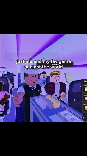 Game name is ✈️ Cabin Crew Simulator on Roblox!