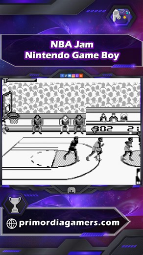 🔥🏀 NBA Jam – Game Boy (1994) Dos contra dos, sin reglas, sin piedad… ¡y con volcadas que rompen la física! El clásico arcade llega a tu bolsillo con jugadores reales, partidos frenéticos y el mítico modo “On Fire” que convierte cada triple en espectáculo. No hay faltas, solo empujones, mates imposibles y adrenalina pixelada. ¿Estrellas por contrato… o por pura locura? NBA Jam es baloncesto arcade en estado puro. 💥🕹️🔥- Atte: #Jareelith . #primordiagamers #Videojuegos #Gaming #games #videogam