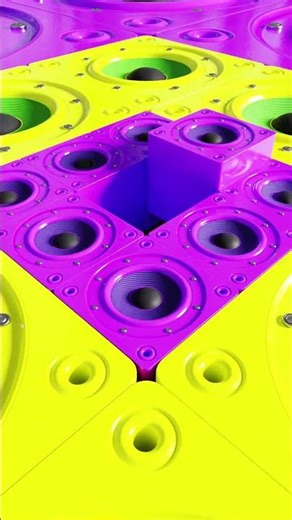 🟨🟪 Bass Blocks | Infinite ZOOM