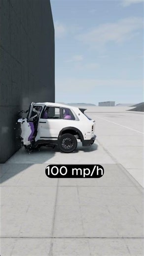 Rolls Royce Cullinan crash test #beamng #beamngcrash #beamngdrive