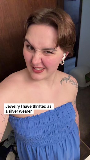 Moral of the story… go thrifting. (Each individual piece was less than $10) #jewelry #silver #thrifting