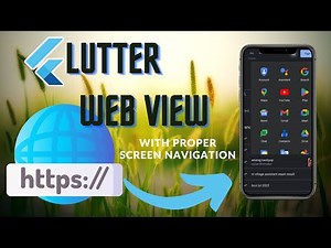 WebView in Flutter with Screen navigation. Flutter WebView. How to apply webview in flutter.