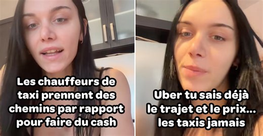Cette TikTokeuse connue au Québec traite les chauffeurs de taxi de crosseurs