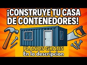 📦🏠 Construya su casa de contenedores de envío desde cero (¡Obtenga los planos gratis aquí!)
