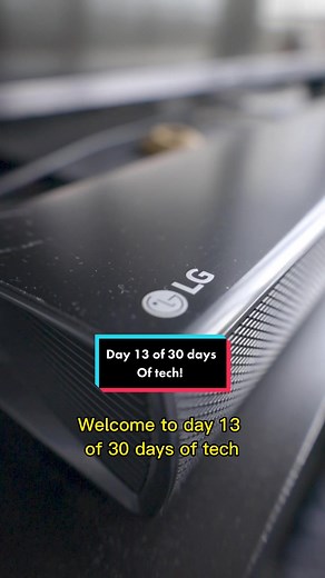 Day 13 of 30 days of Tech! The LG soundbar! Inspired by @renz.sadiwa! Follow for more vids! #lgsoundbar #soundbar #techtok #soundtok #subwoofer @sammaynard99