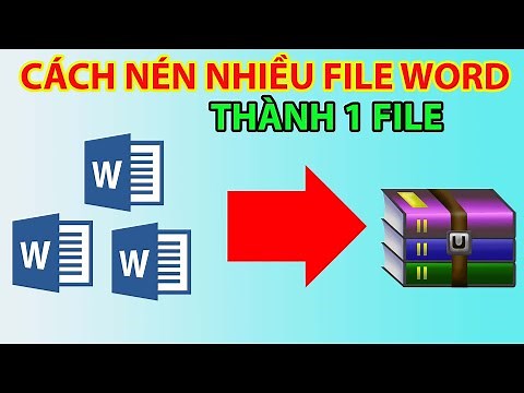 Cách Nén Nhiều File Word Thành 1 File