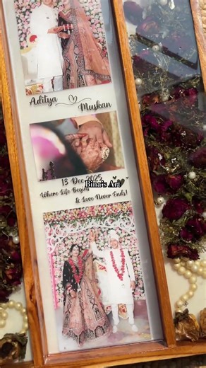 Resin full varmala preservation #resin #art #diy #shorts