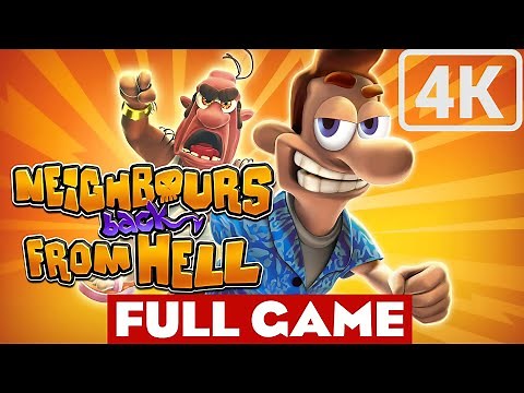Neighbours back from Hell Gameplay walkthrough full game 100% (PC 4K UHD) - No Commentary