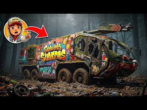 Subway Surfers - The Ultimate Fire Truck Rescue Adventure! 🚒🔥 | Celebrity Garage Animation