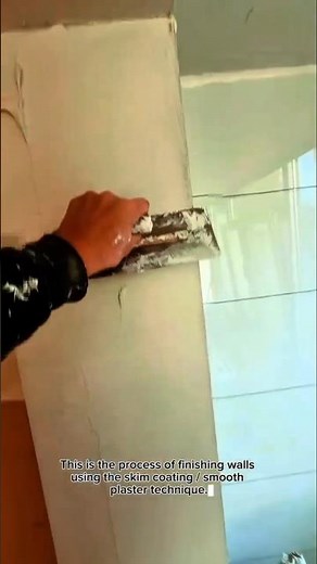 Satisfying Wall Skim Coating Process | Smooth Finish Plastering Technique (Pro Level)
