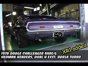 1970 Dodge Challenger Exhaust Sound ,Loud rev