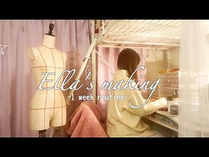 【routine】My week working 7 days a week｜Everyday is full of manufacturing