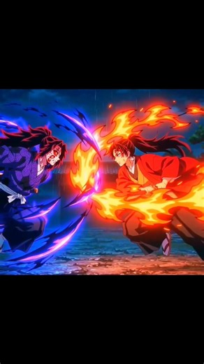 Sun Breathing vs Moon Breathing: The Ultimate Clash of Brothers! #anime #shorts