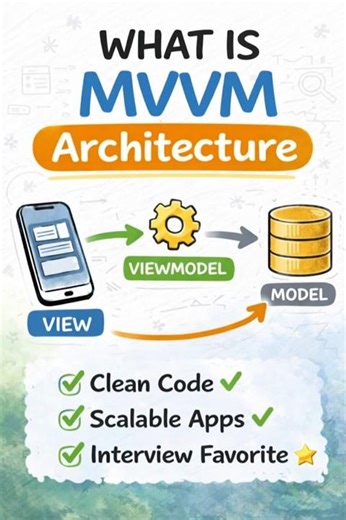 MVVM explained in 40 seconds 🚀