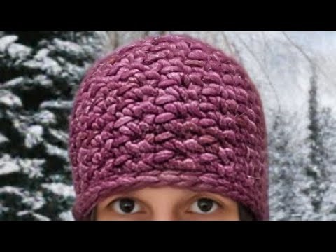 How To Crochet Easy Hat In Under An Hour