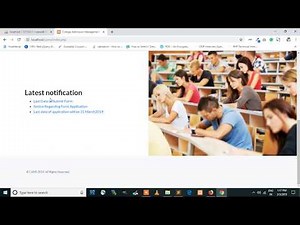College admission Management System in PHP and MySQL