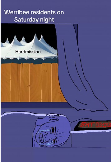 Poor Leslie down the road didn’t know what hit her when We The Loudest premiered @Evolution Events Australia @Krowdexx @Hardmission Festival #krowdexx #fyp #foryoupage #hardmissionfestival #evolutionevents #werrribee #zaag #zaagkicks