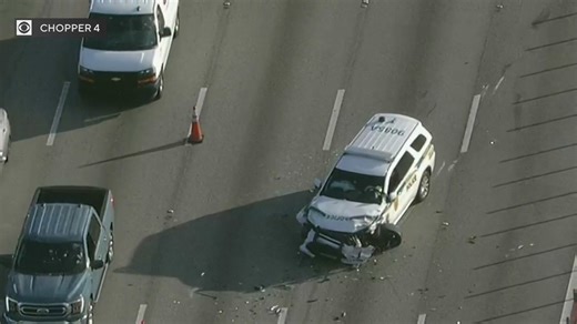 Crash involving Miami‑Dade deputy SUV snarls Palmetto Expressway traffic