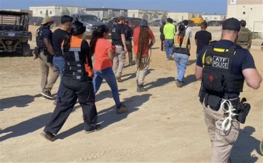Huge immigration bust