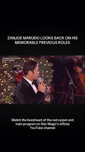 183K views · 5.5K reactions | #ZanjoeMarudo looks back on his memorable previous roles. Watch the livestream of the red carpet and main program on Star Magic’s official YouTube channel #StarMagicalChristmas #SleighTheNight #TatakStarMagic | ABS-CBN PR | Facebook