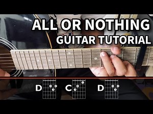 ALL OR NOTHING - O-TOWN - Guitar Tutorial for Beginners | Easy Chords | Tagalog