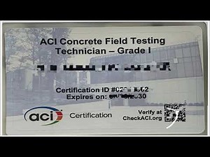 ACI Grade-1 certification program complete details