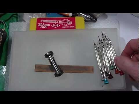 How I sharpen watchmakers screwdrivers