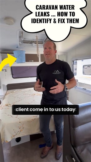 13 reactions |  Worried about water leaks in your caravan? This quick video shows you how to spot them — and one clever customer’s creative fix! If you’re concerned about leaks, we’re here to help — just give us a call. #caravanrepair #brisbanecaravanrepair #allbrand #caravaning | AllBrand Caravan Service | Facebook
