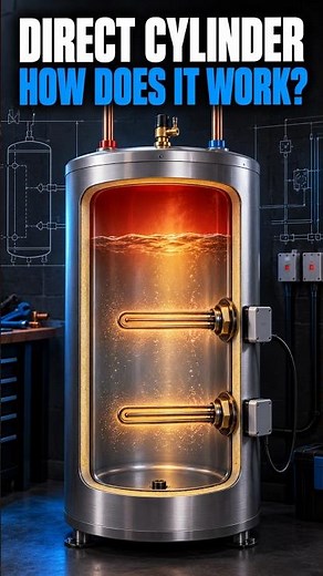 How a Direct Unvented Hot Water Cylinder Works