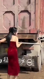 this stylish female dump truck driver is beautiful inside and out,she's not just pretty,her driving skills are truly amazing #girlpower #StrongAndBeautiful #EmpoweredWomen | lolamitangvlog