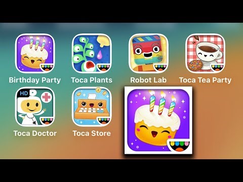 Toca Boca Birthday Party - Latest New Game Update - iOS/iPaOS Walkthrough, Gameplay Review