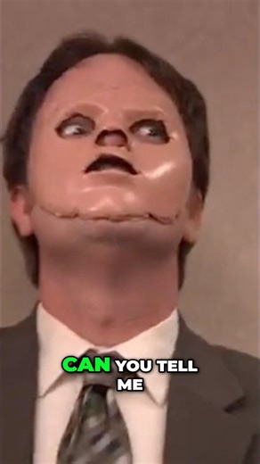 Dwight's Dummy Mask Mistake, The Office Clip #theoffice #funny #youtubeshorts #youtube