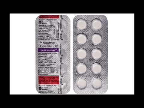 REGESTORONE NORETHINDRONE TABLET USES AND SIDE-EFFECTS TELUGU FULL VIDEO A K MEDICAL REVIEW 