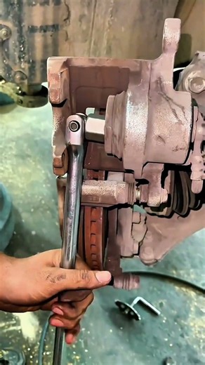 Brake Caliper Piston Rewind Tool in Action! 🔧🚗