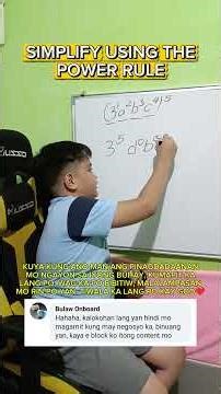 simplify using the power rule