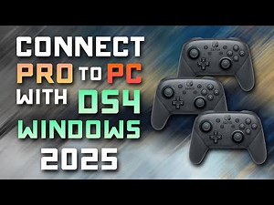 🎮 How to Connect Your Switch Pro Controller to PC Using DS4Windows | 2025 Step-by-Step Guide