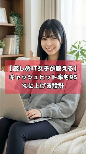 【厳しめIT女子が教える】キャッシュヒット率を95%に上げる設計