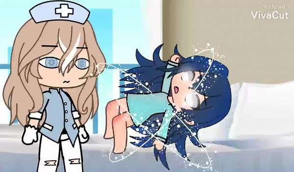 Caring Nurse and Patient in Hospital Animation