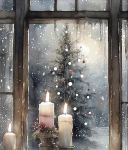 Peaceful Scene 🕯️❄️ | Inspire Your Beautiful Soul