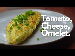 Breakfast Omelet With Cheese And Tomato | How To Make Omelet